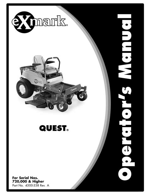 Exmark Lawn Tractor Manual pdf